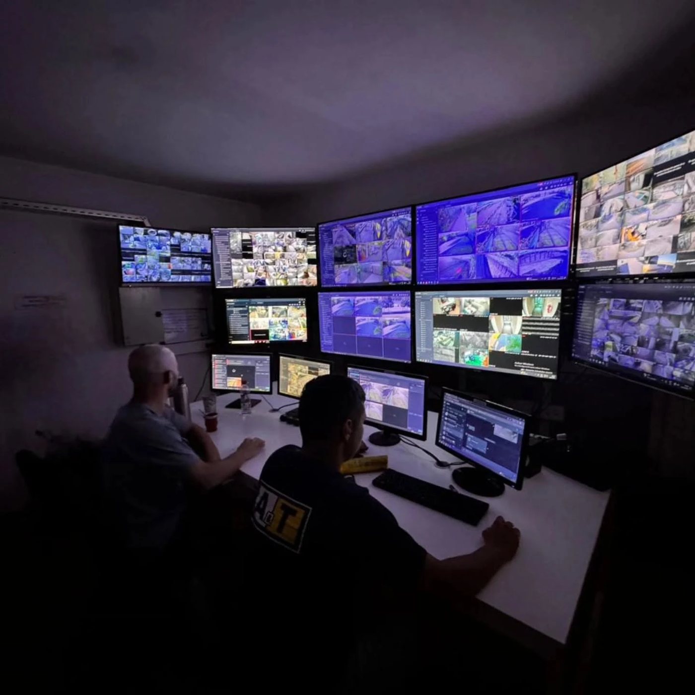 Centro de monitoreo en acción