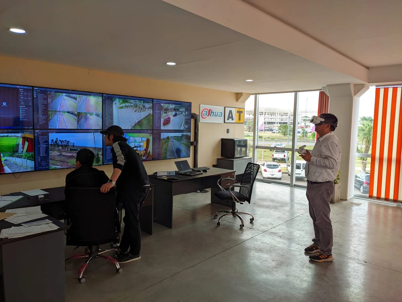 Demo de realidad virtual · showroom A&T