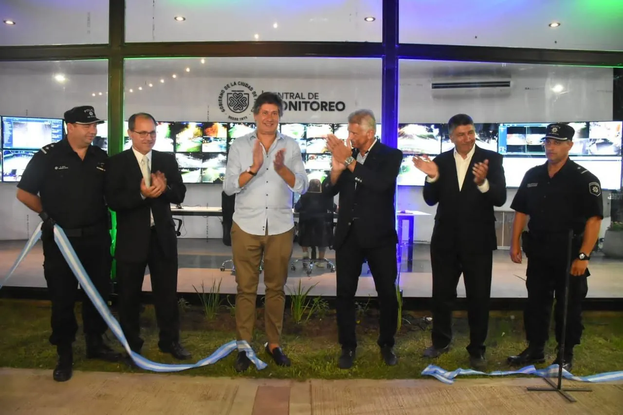 Inauguración de la Central de Monitoreo · Funes