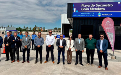 Seguridad: inauguraron la nueva playa de secuestros viales del Gran Mendoza con gestión tercerizada